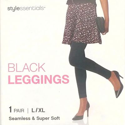 Style Essentials Leggings Super Soft Black Size L / XL